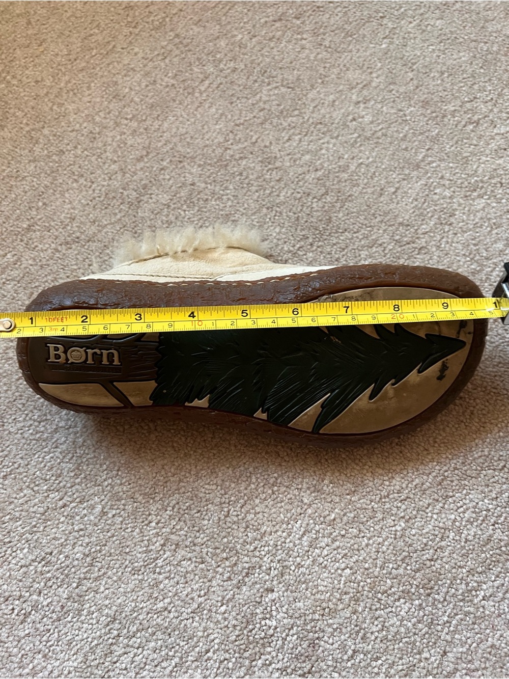 Børn Suede moccasins clogs with shearling lining size 6.5 - Picture 10 of 10